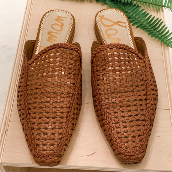 Sam Edelman brown woven mule, size 9 - Picture 6 of 6